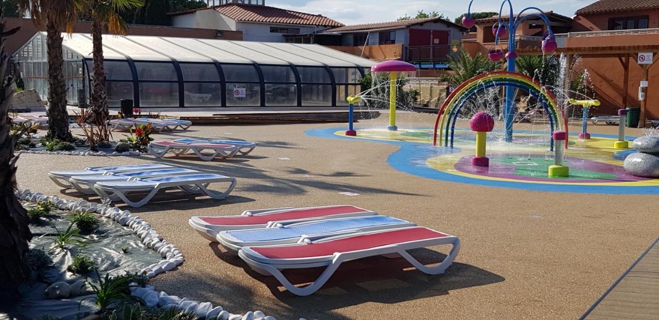 Les Mobilhomes Helvetiques 4 Etoiles Mar Estang Canet En Roussillon Exterior foto